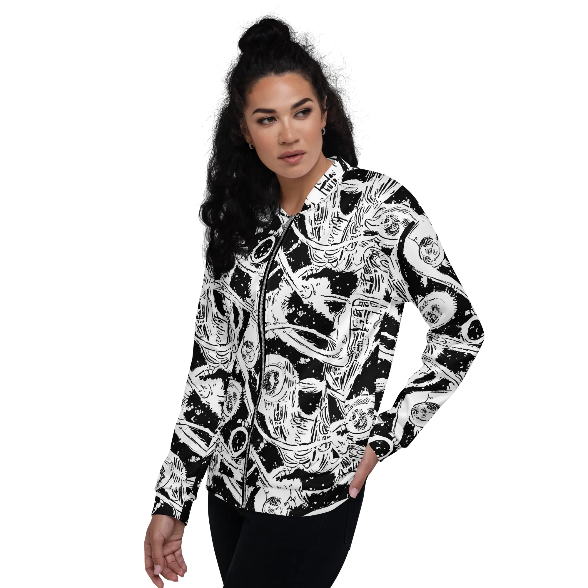 Ink Anatomy on Bomber Jacket — Left