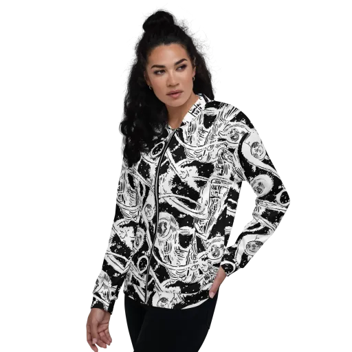 Ink Anatomy on a Bomber Jacket