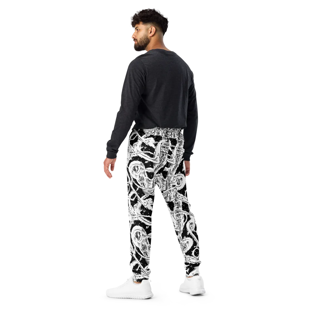 Ink Anatomy on Men's Joggers — Back