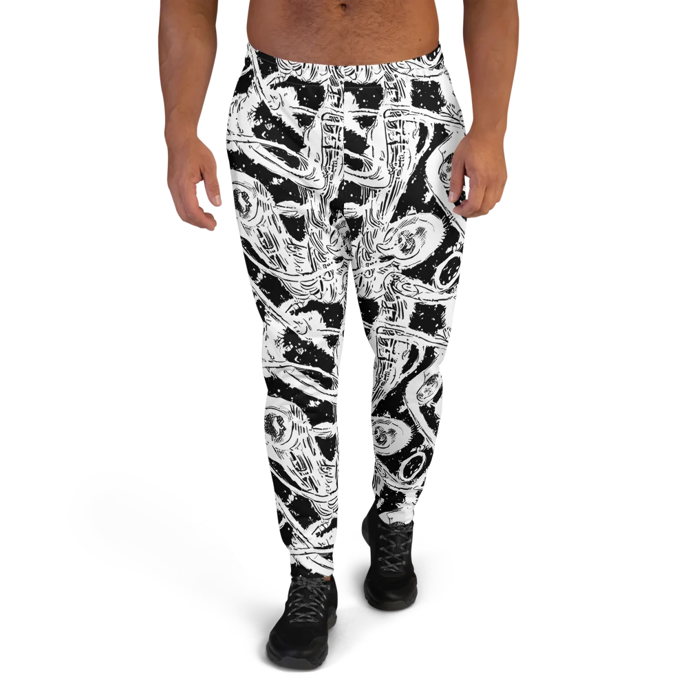 Ink Anatomy on Men's Joggers — Front