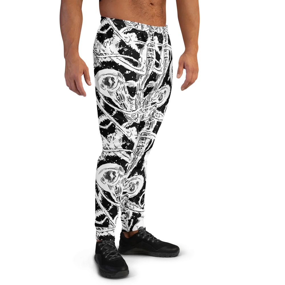 Ink Anatomy on Men's Joggers — Right
