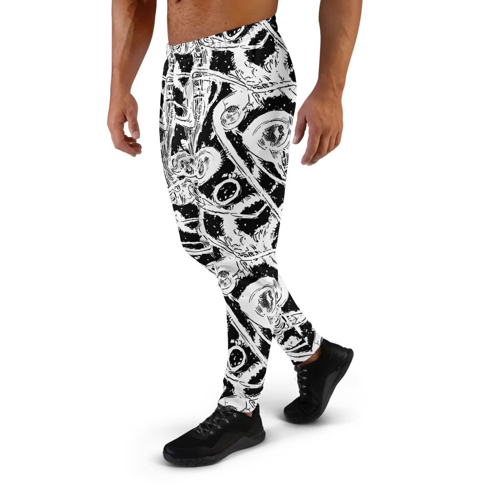 Ink Anatomy on Men's Joggers — Left