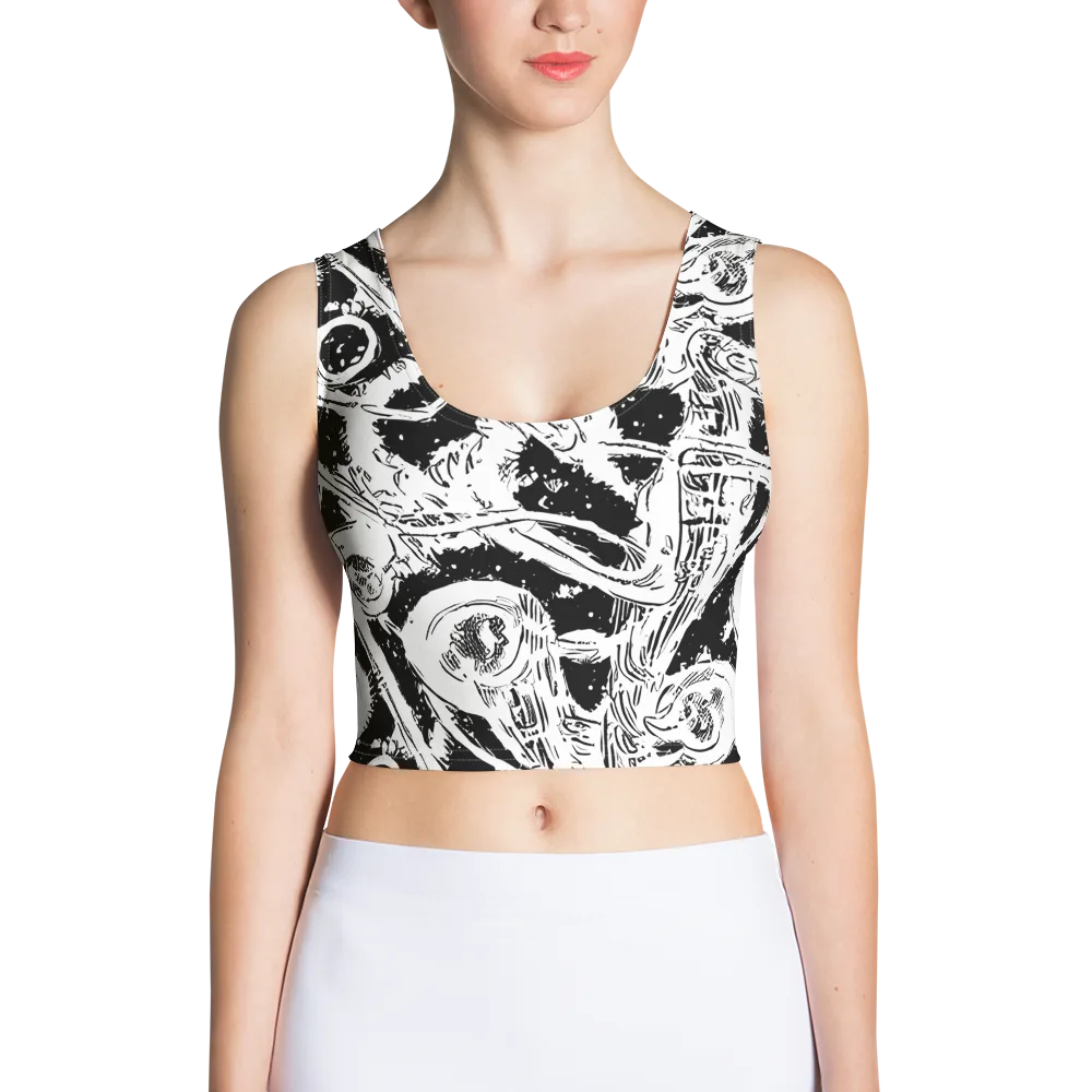Ink Anatomy on Crop Top — Front