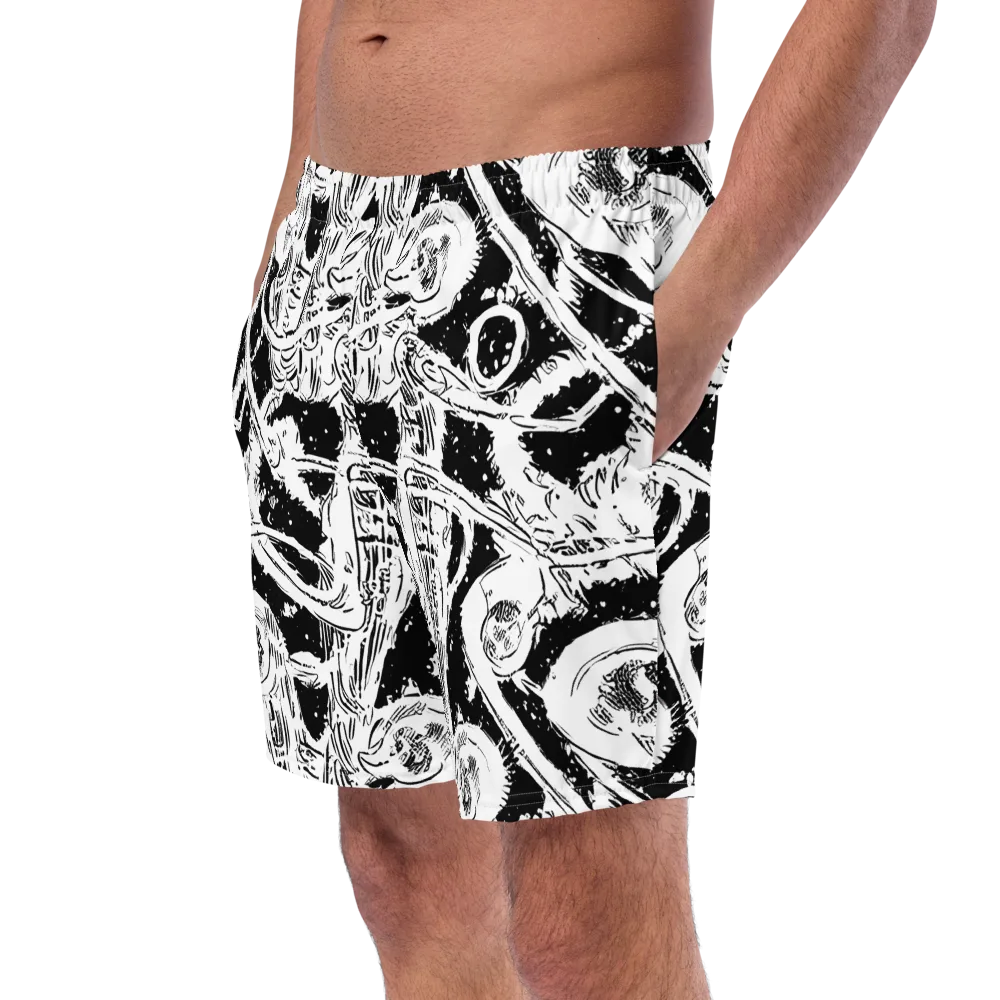 Ink Anatomy on Swim Trunks — Left Front
