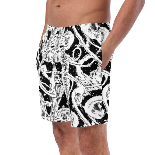 Ink Anatomy on a Swim Trunks