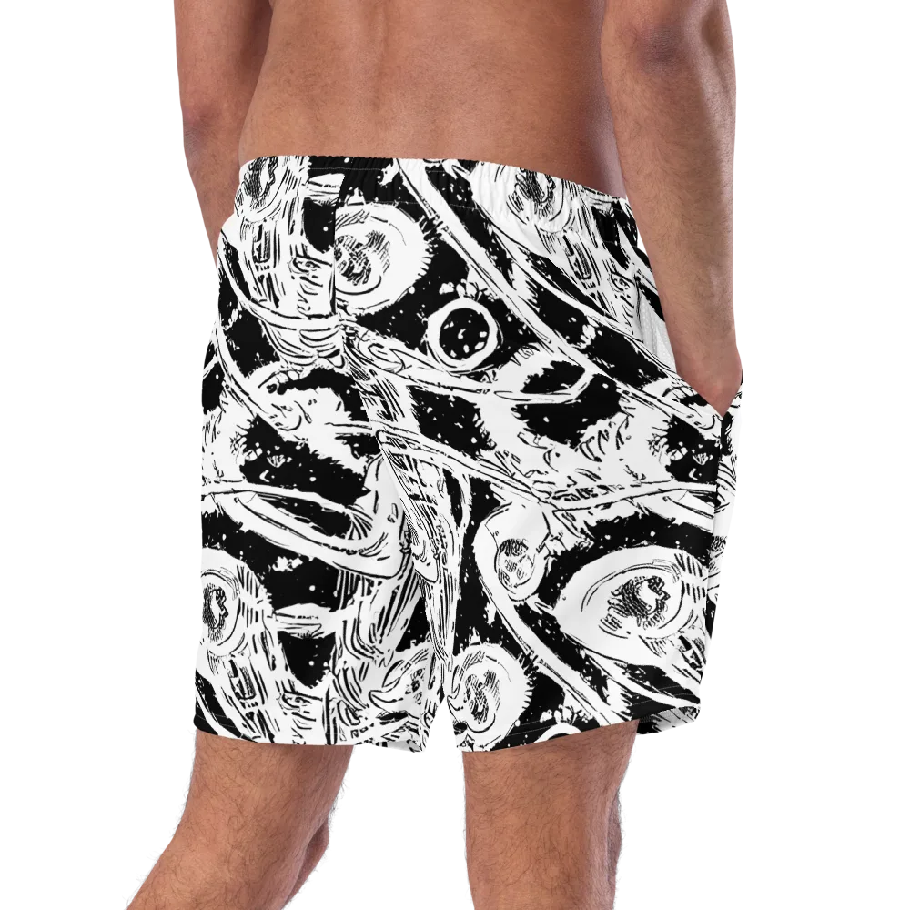 Ink Anatomy on Swim Trunks — Right Back
