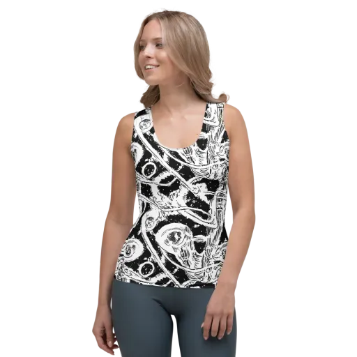 Ink Anatomy on a Women's Tank Top