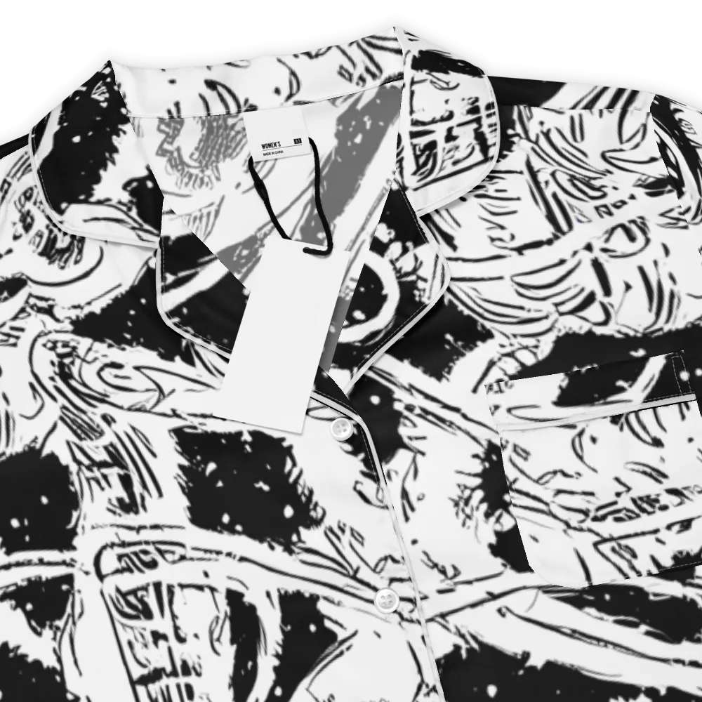 Ink Anatomy on Women's Short Sleeve Pajama Top — Product details