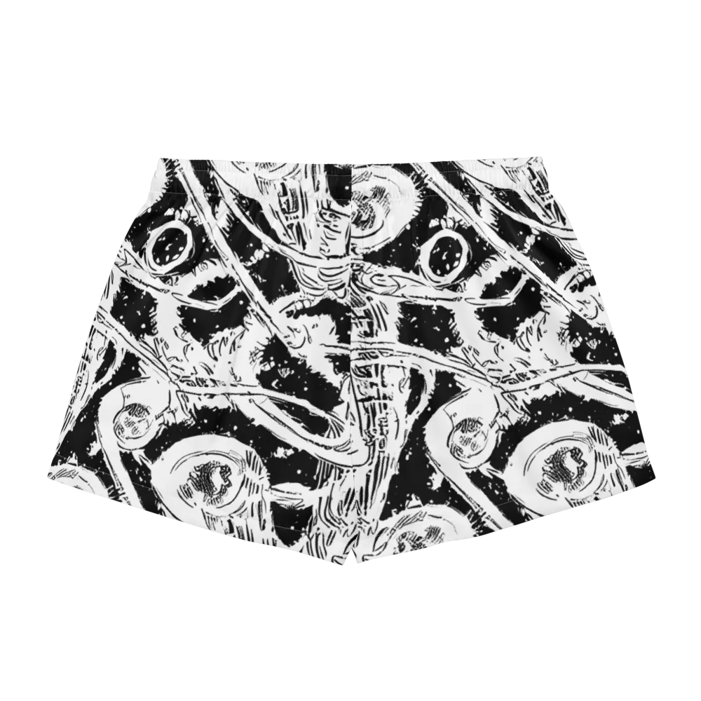 Ink Anatomy on Women's Pajama Shorts — Back