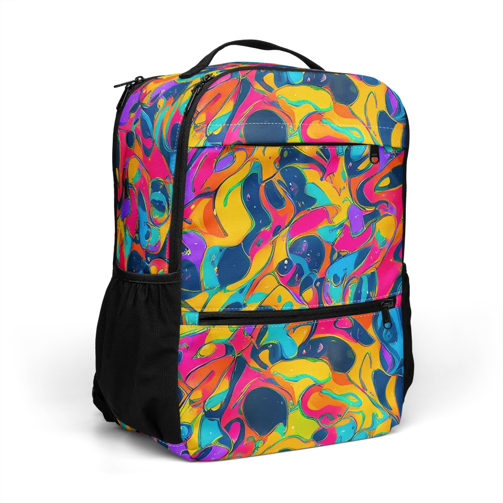 Magma Pop on Utility Backpack — Right Front