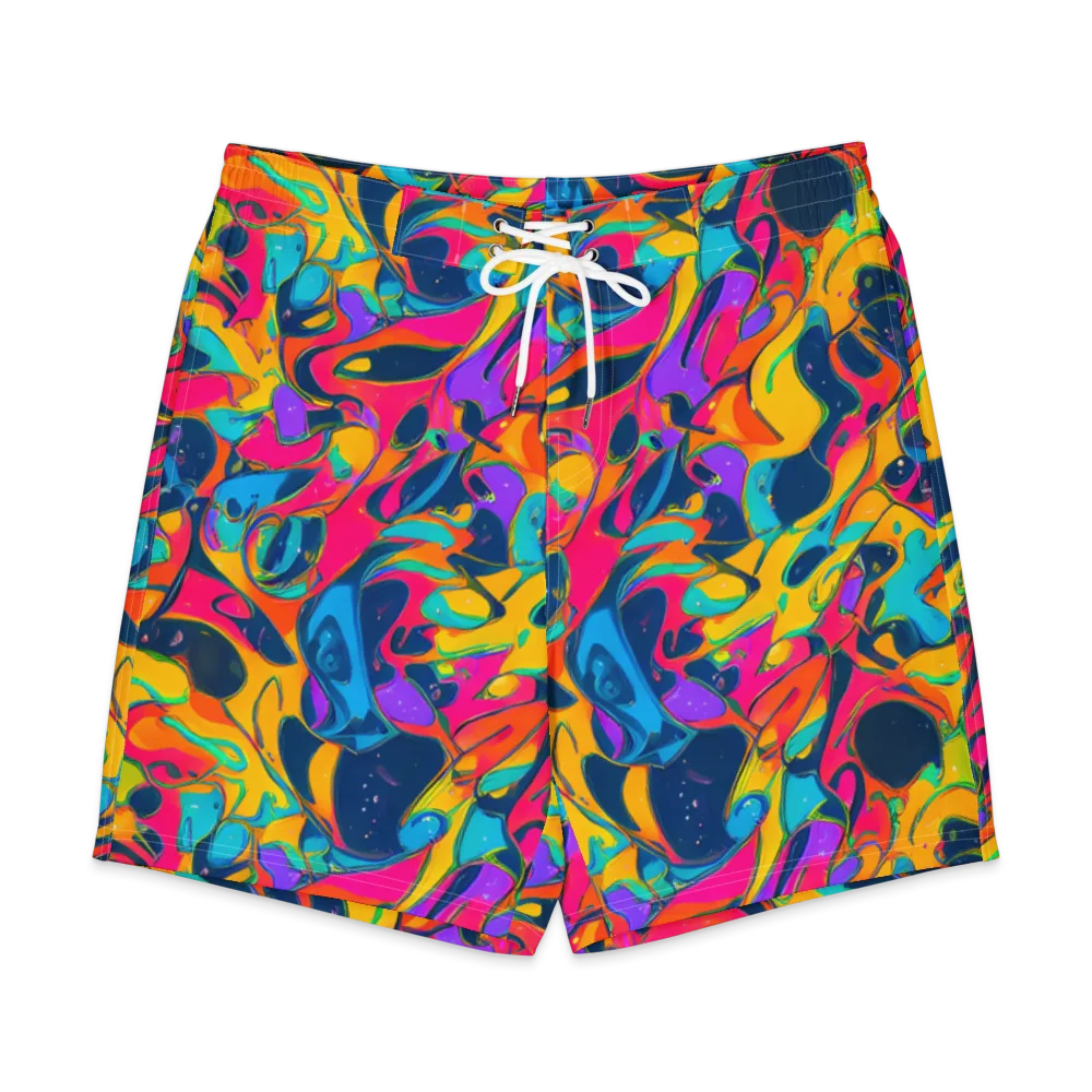 Magma Pop on Men's Board Shorts — Front