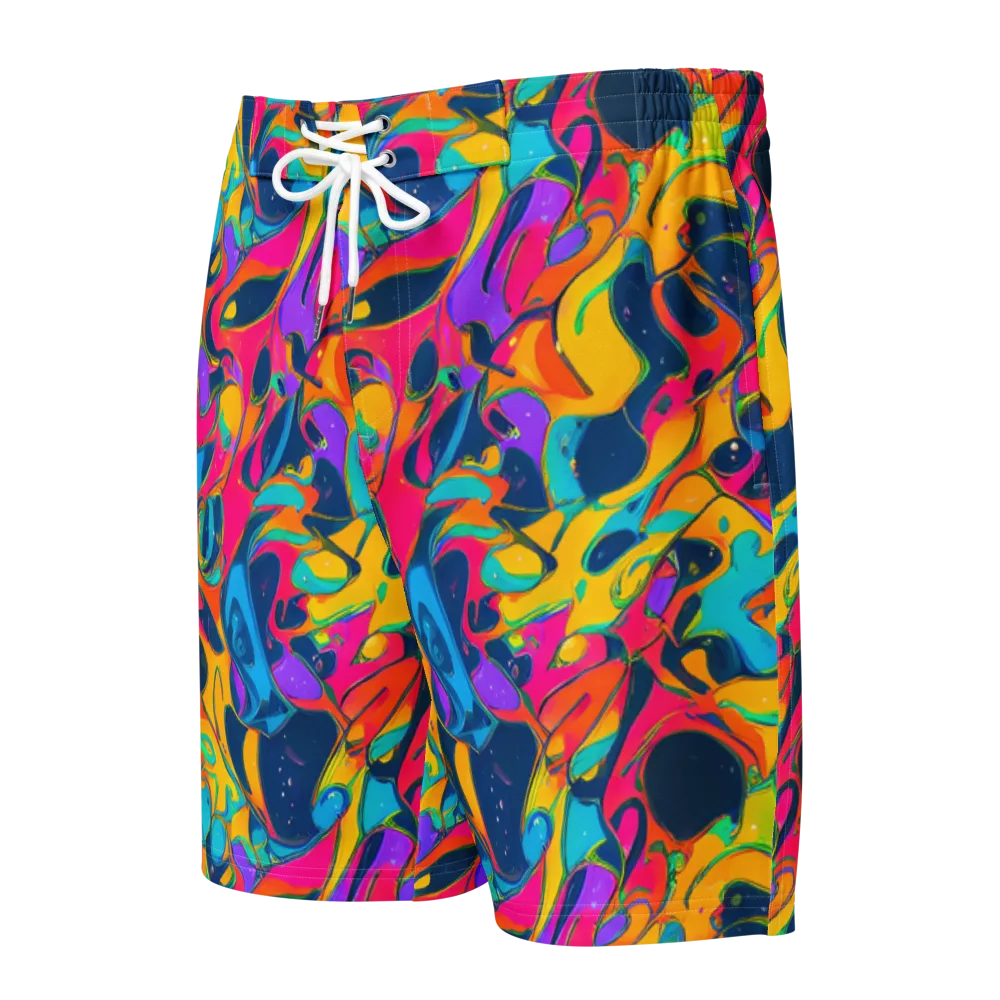 Magma Pop on Men's Board Shorts — Front