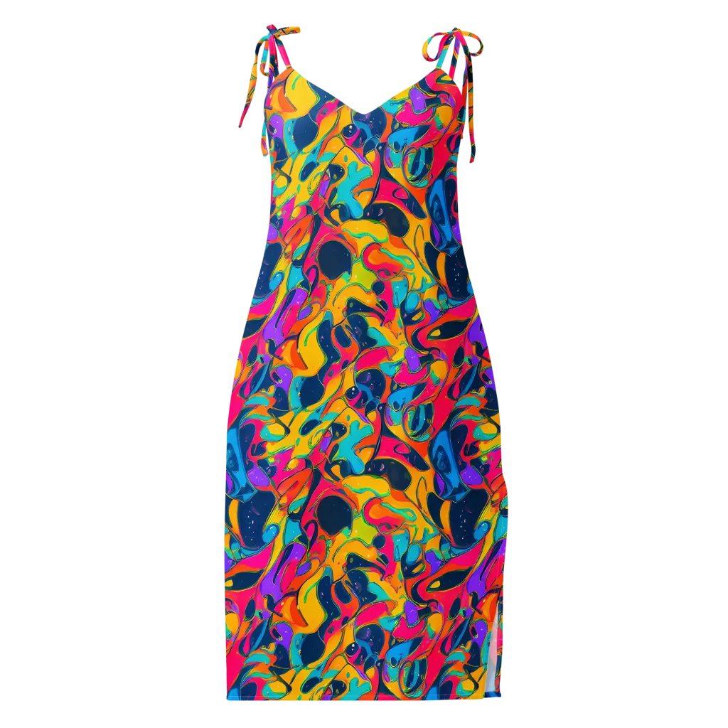 Magma Pop on Slip Dress — Front