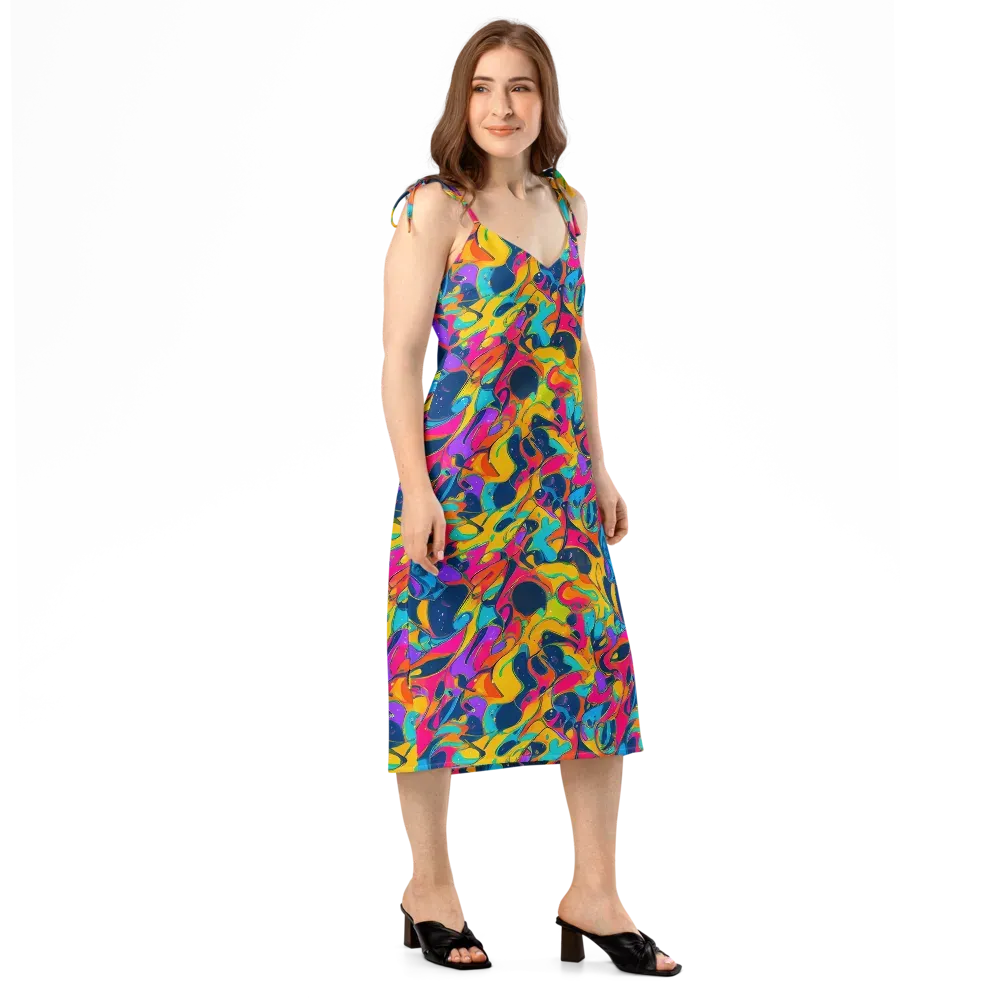 Magma Pop on Slip Dress — Right Front