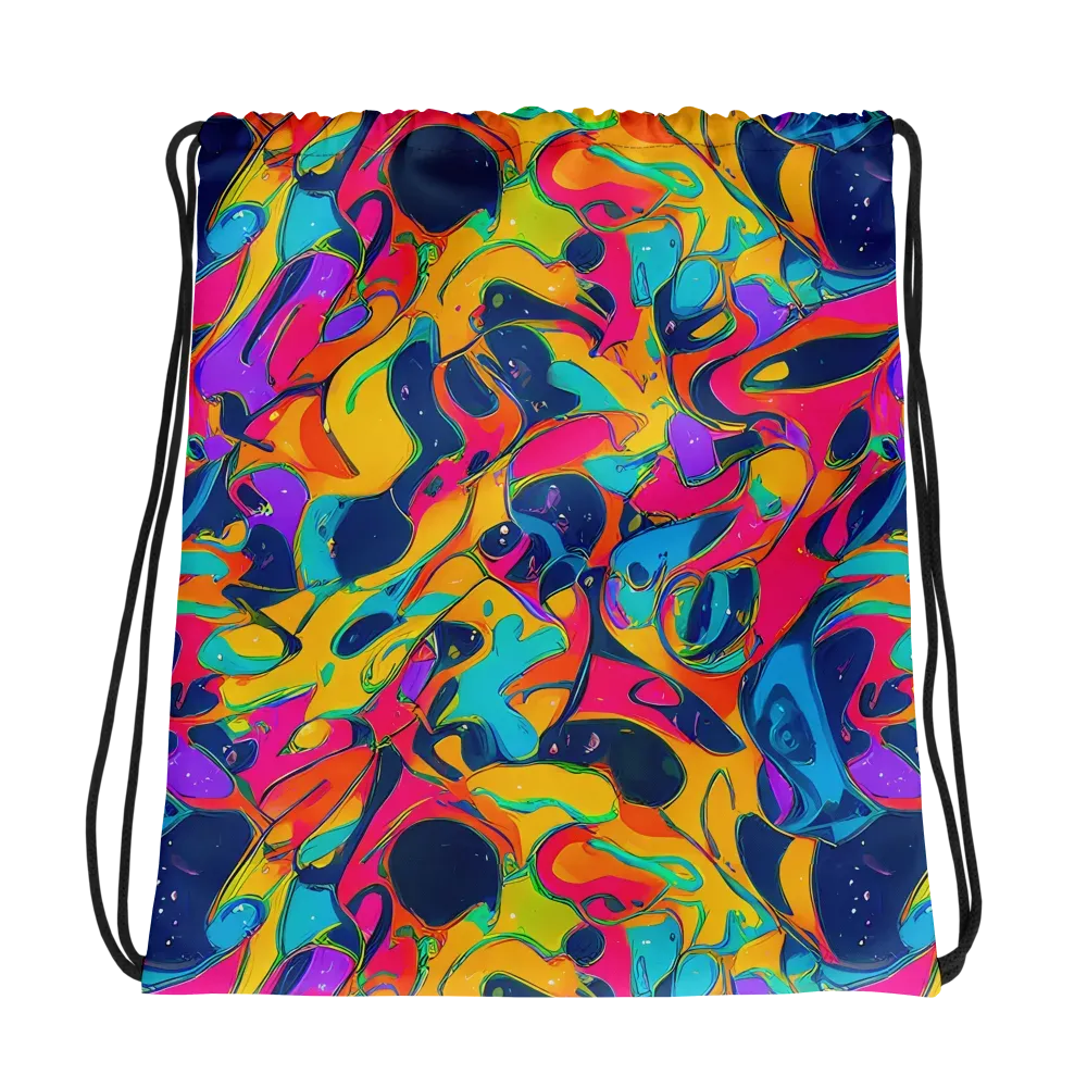 Magma Pop on Drawstring Bag — Photo