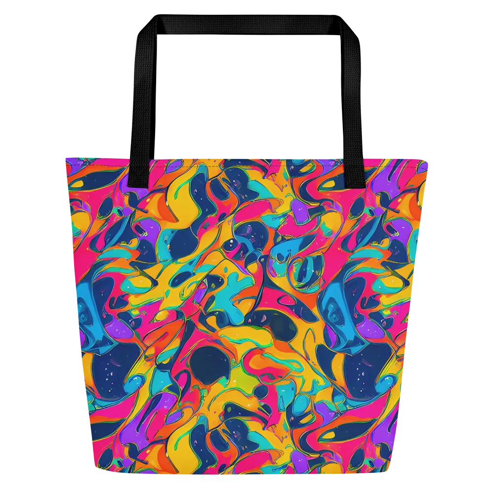 Magma Pop on Large Tote Bag W/ Pocket — Front