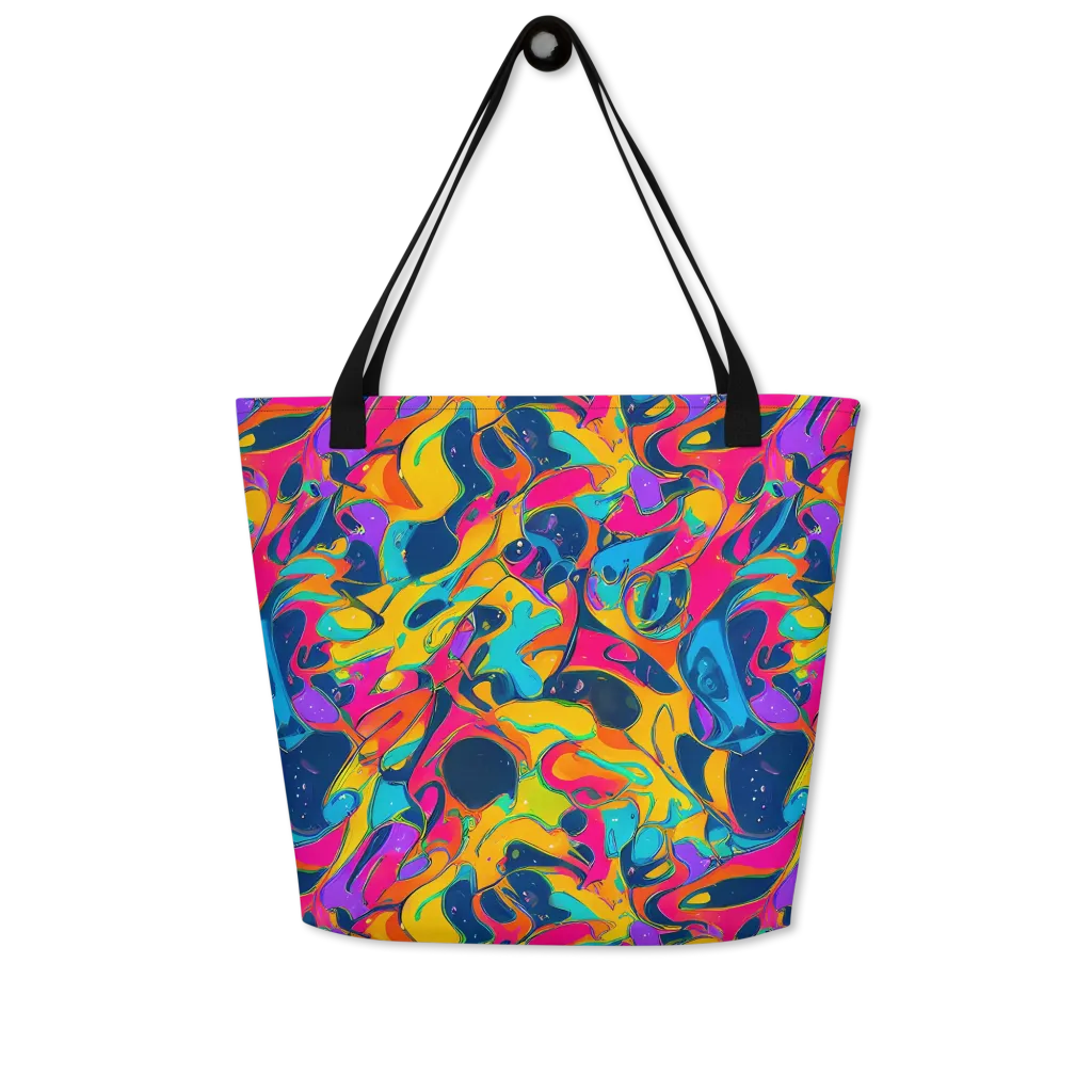 Magma Pop on Large Tote Bag W/ Pocket — Front