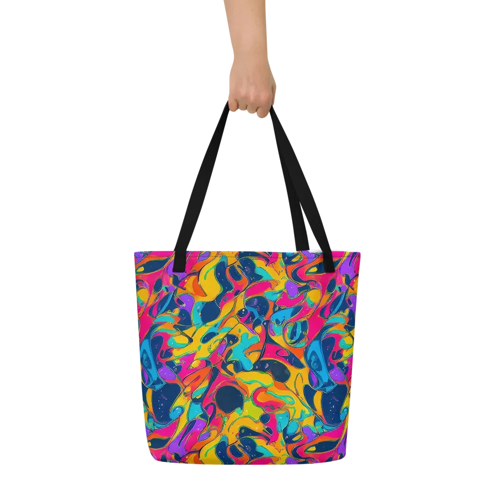 Magma Pop on Large Tote Bag W/ Pocket — Front