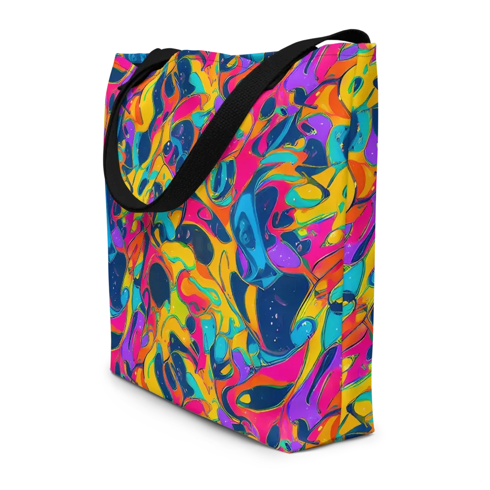 Magma Pop on Large Tote Bag W/ Pocket — Front