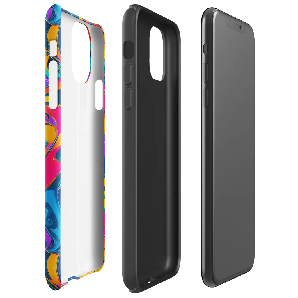 Magma Pop on Tough Case for iPhone® — Right