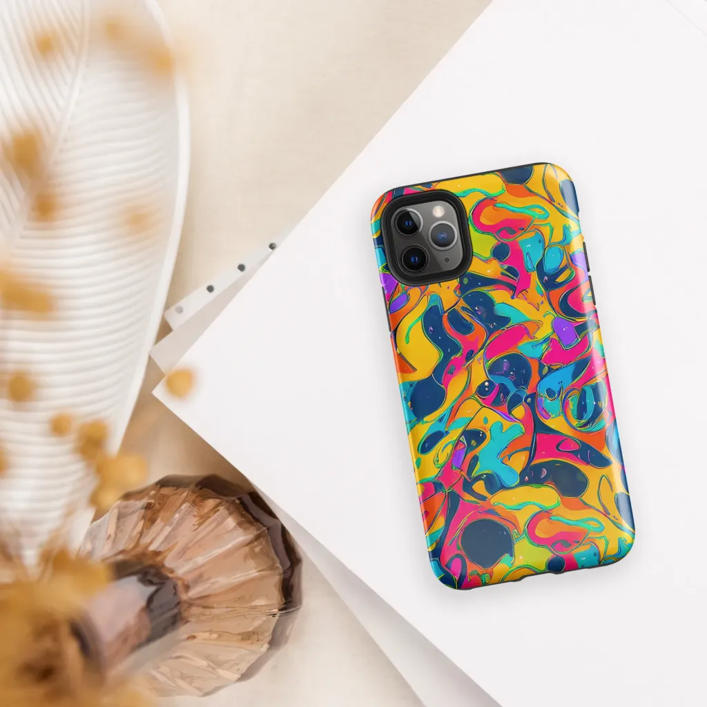 Magma Pop on Tough Case for iPhone® — Front