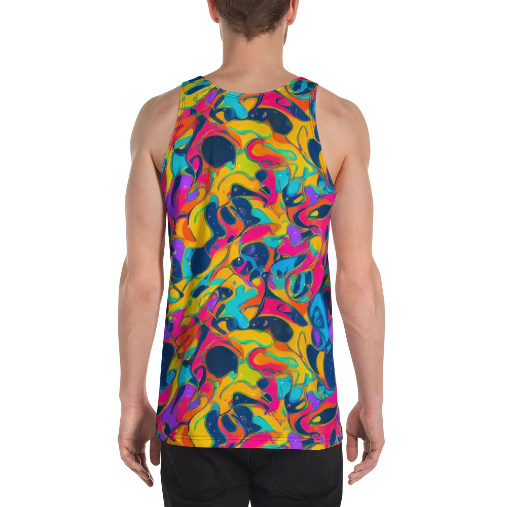 Magma Pop on Men's Tank Top — Back