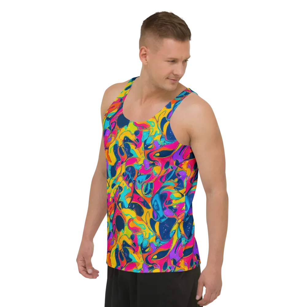 Magma Pop on Men's Tank Top — Left Front