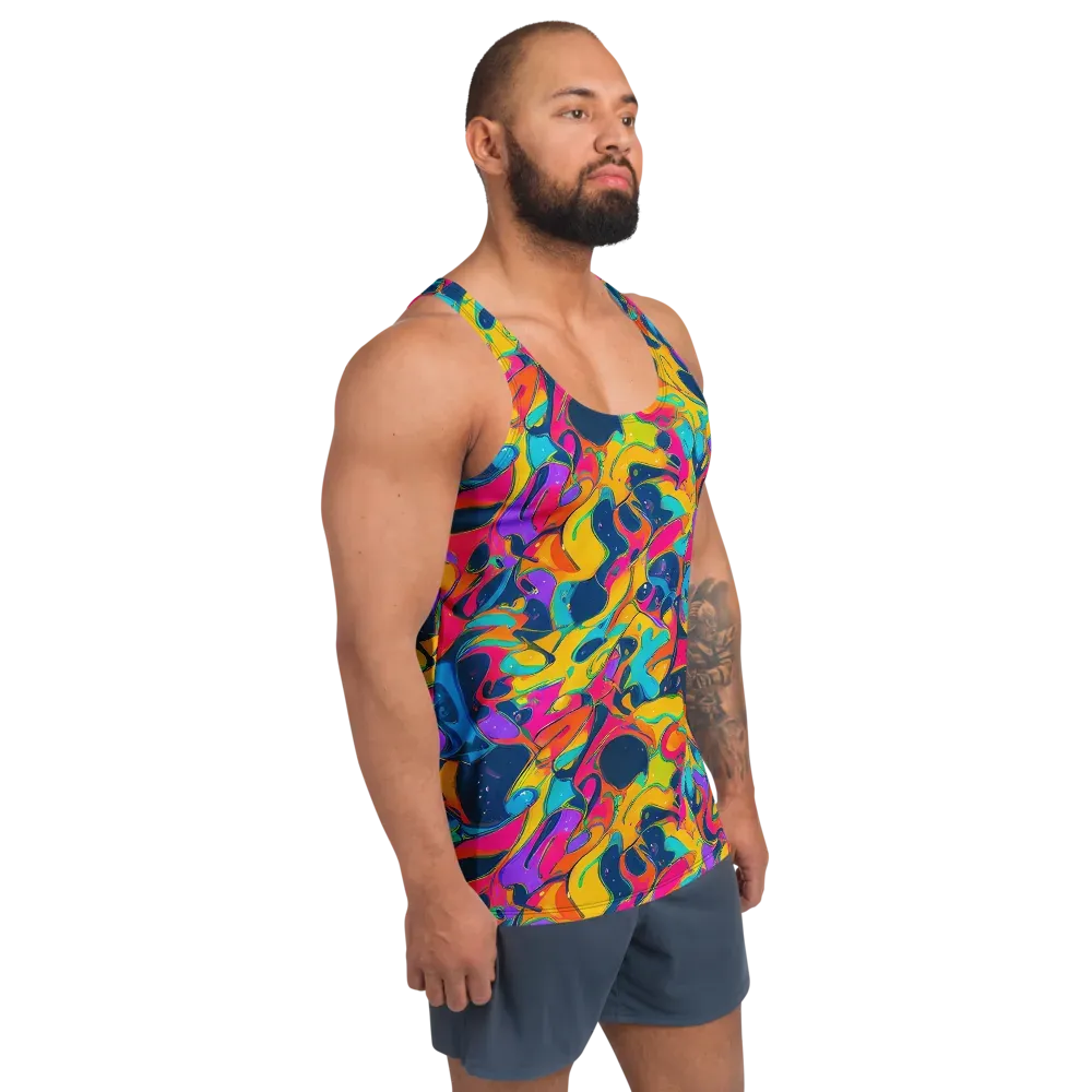 Magma Pop on Men's Tank Top — Right Front