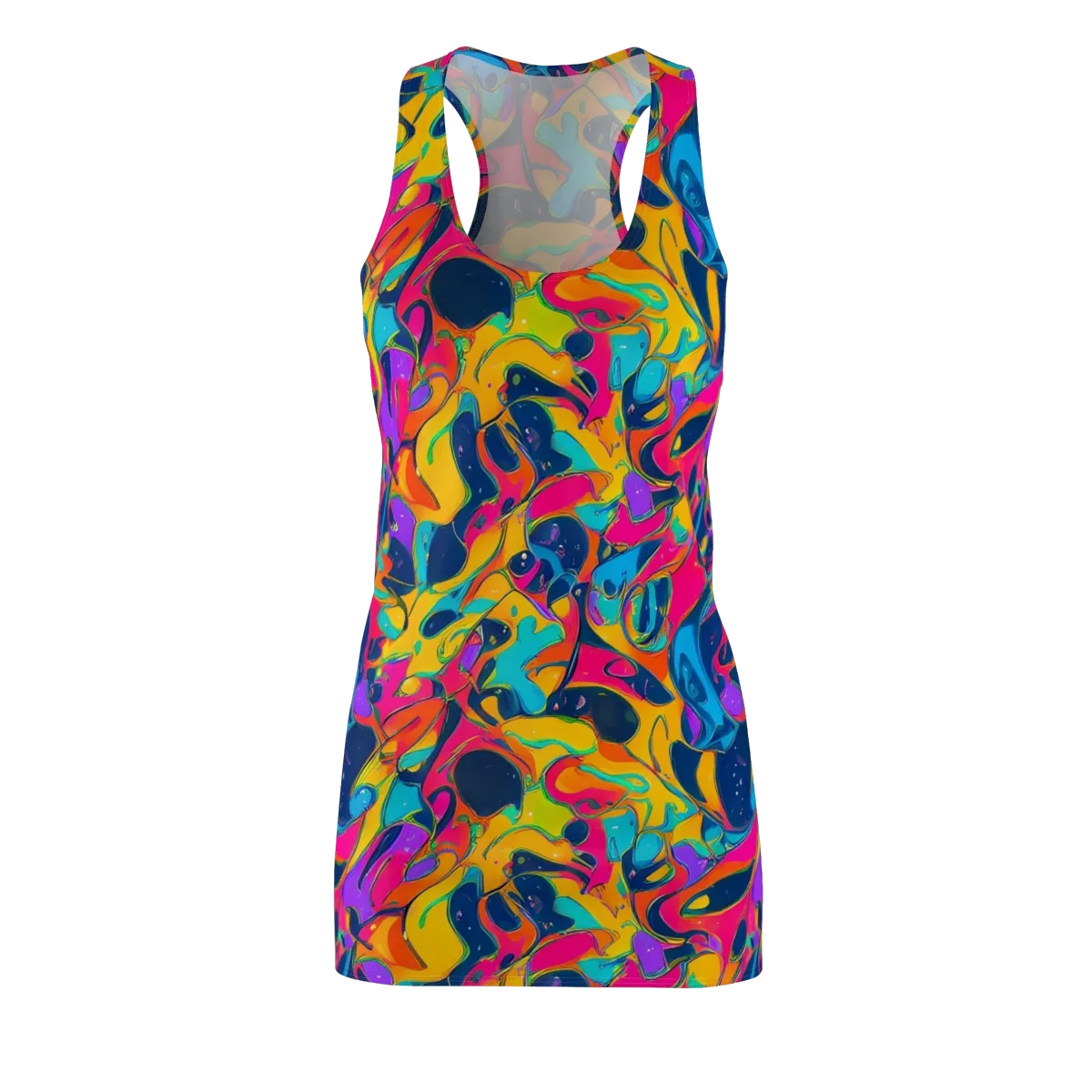 Magma Pop on Racerback Dress — Front