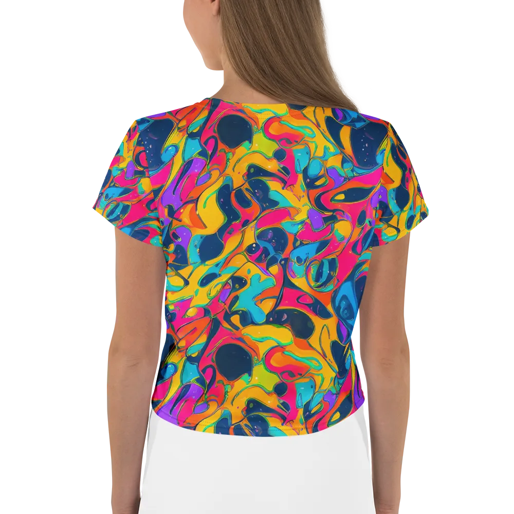 Magma Pop on Crop Tee — Back