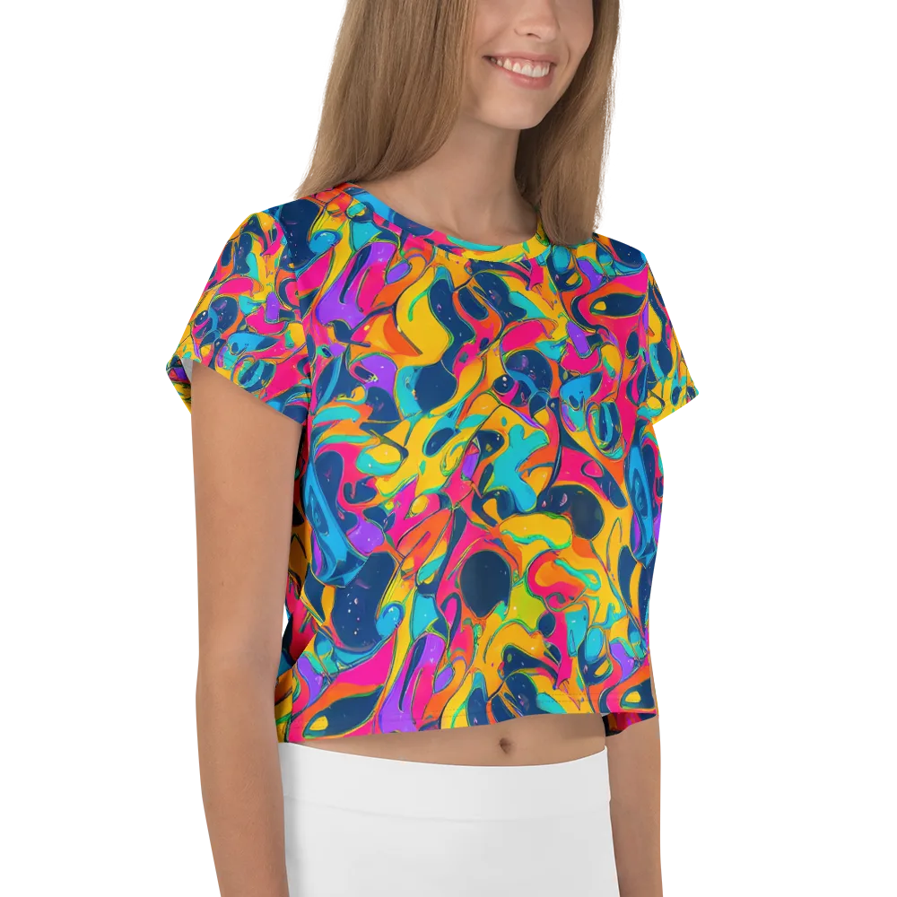 Magma Pop on Crop Tee — Right