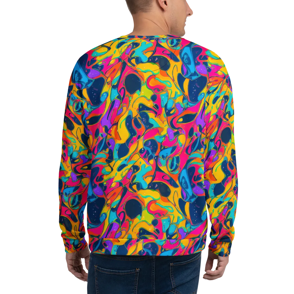 Magma Pop on Sweatshirt — Back