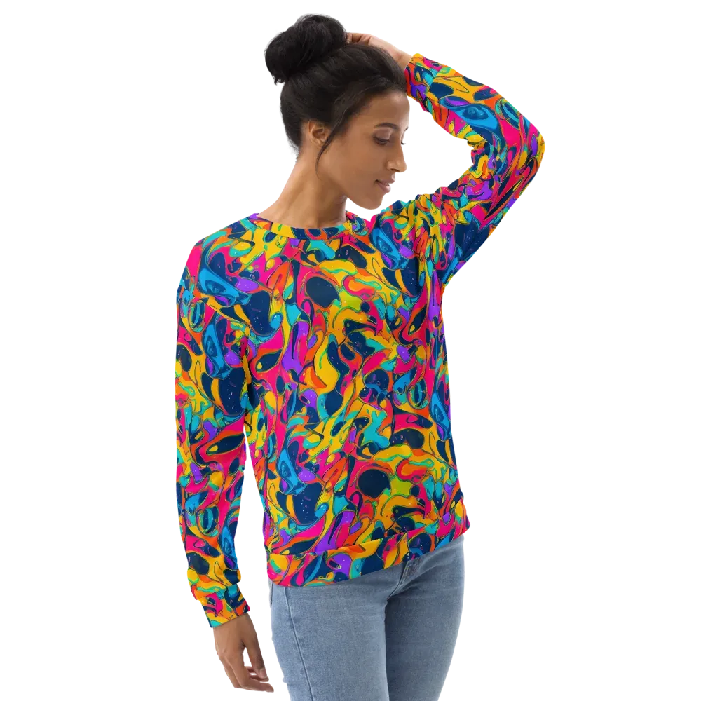 Magma Pop on Sweatshirt — Right Front
