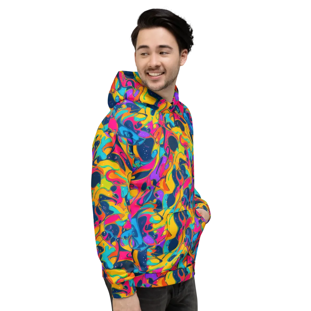 Magma Pop on Hoodie — Right
