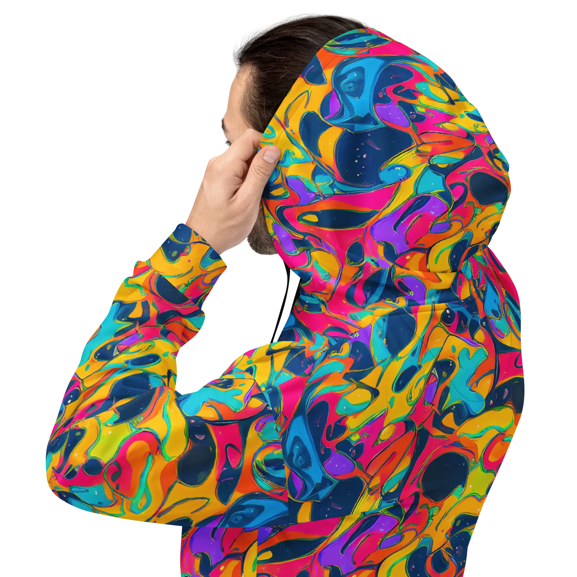 Magma Pop on Hoodie — Back