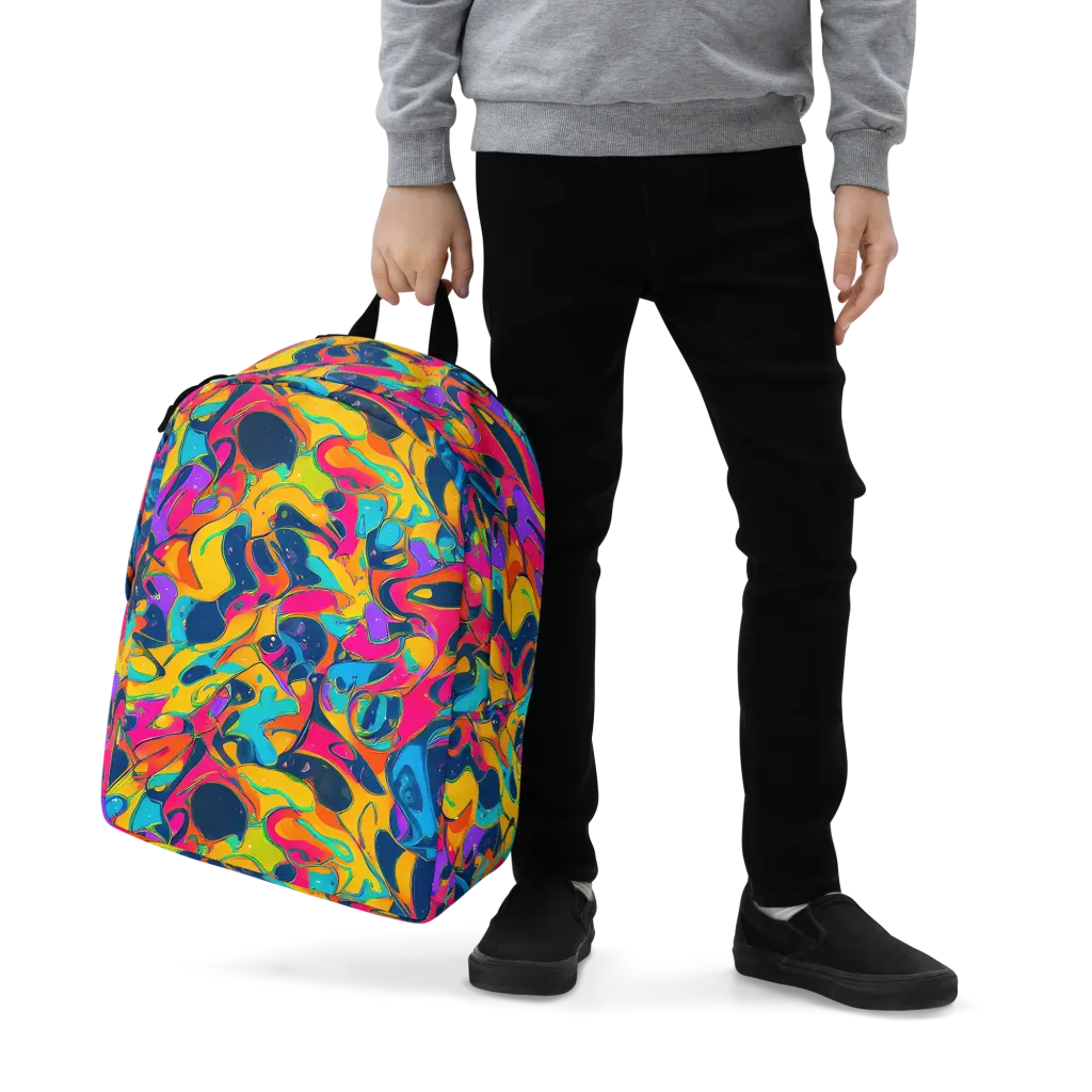 Magma Pop on Minimalist Backpack — Zoomed-in