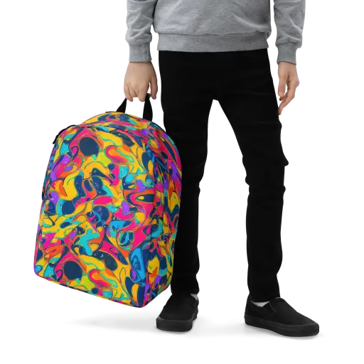 Magma Pop on a Minimalist Backpack