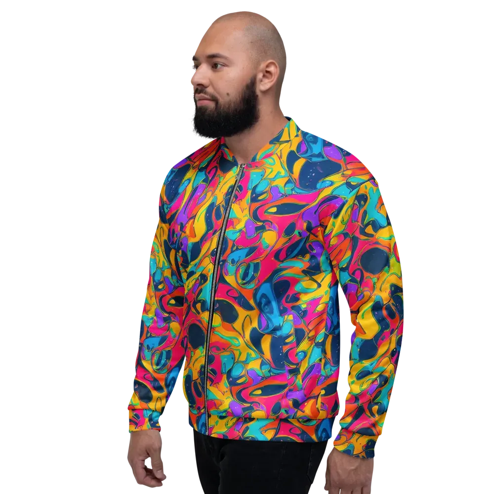 Magma Pop on Bomber Jacket — Left
