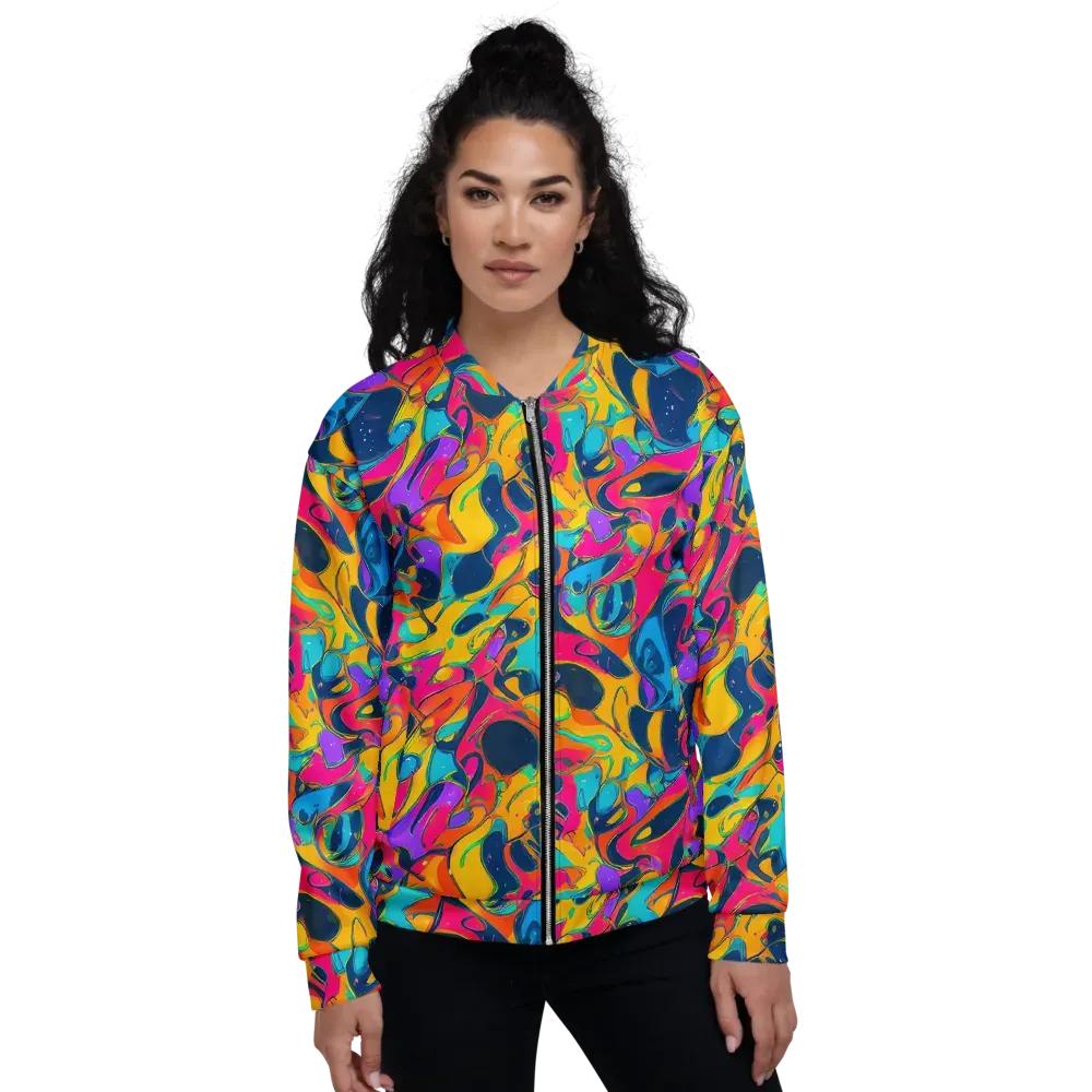 Magma Pop on Bomber Jacket — Front