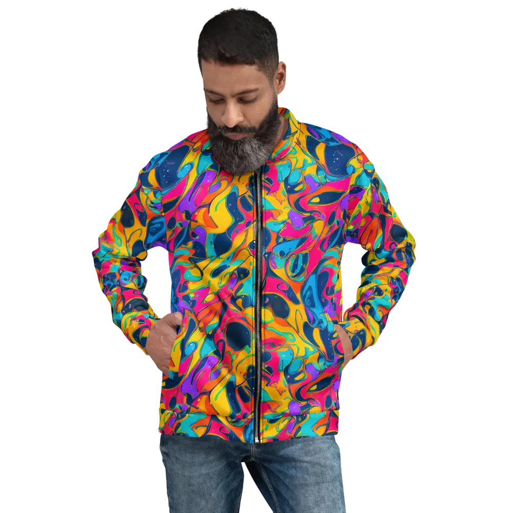 Magma Pop on Bomber Jacket — Front