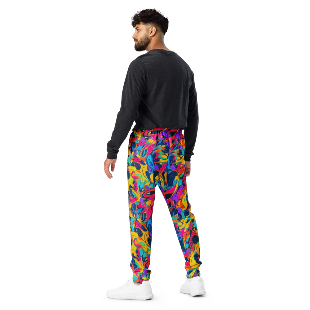 Magma Pop on Men's Joggers — Back