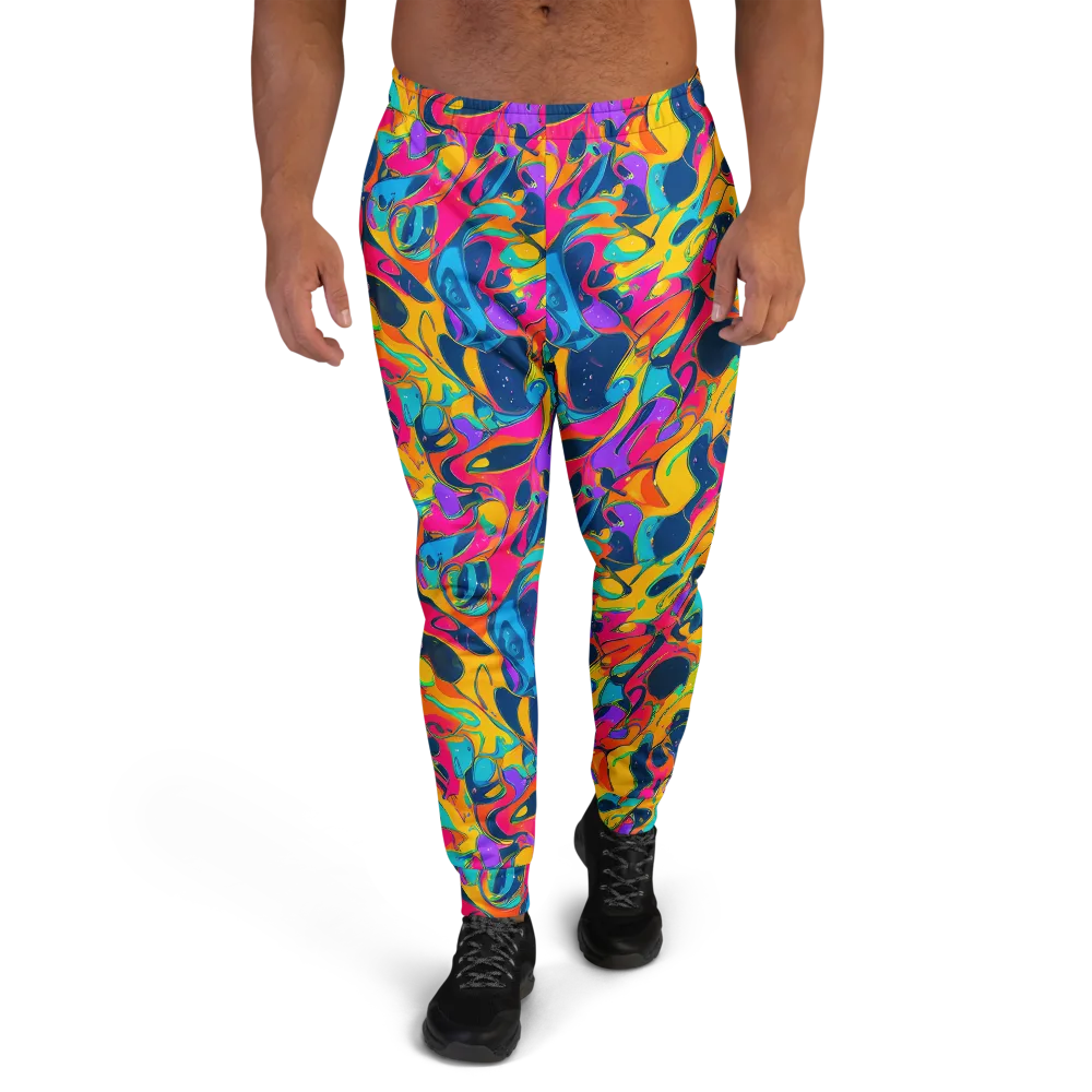 Magma Pop on Men's Joggers — Front