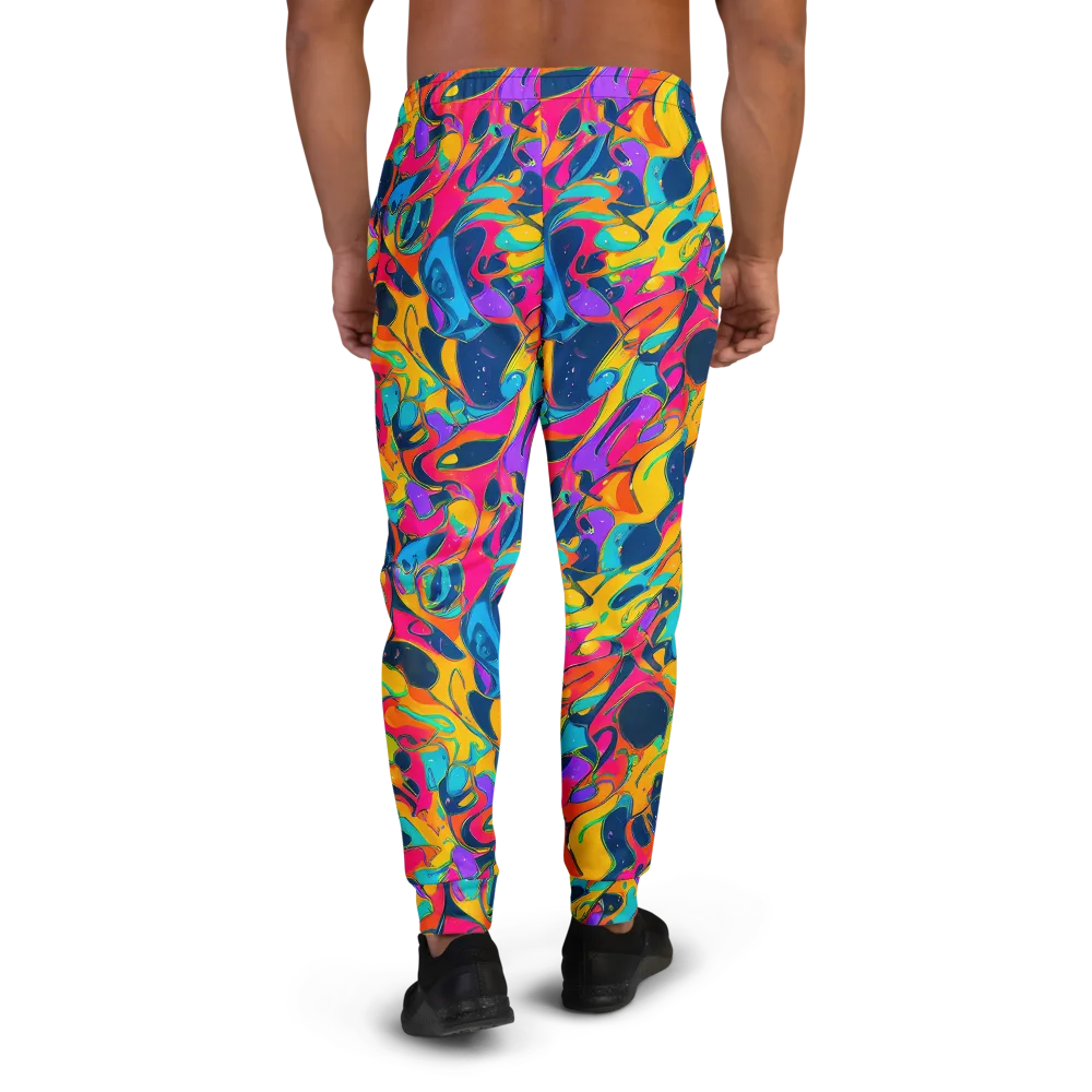 Magma Pop on Men's Joggers — Back
