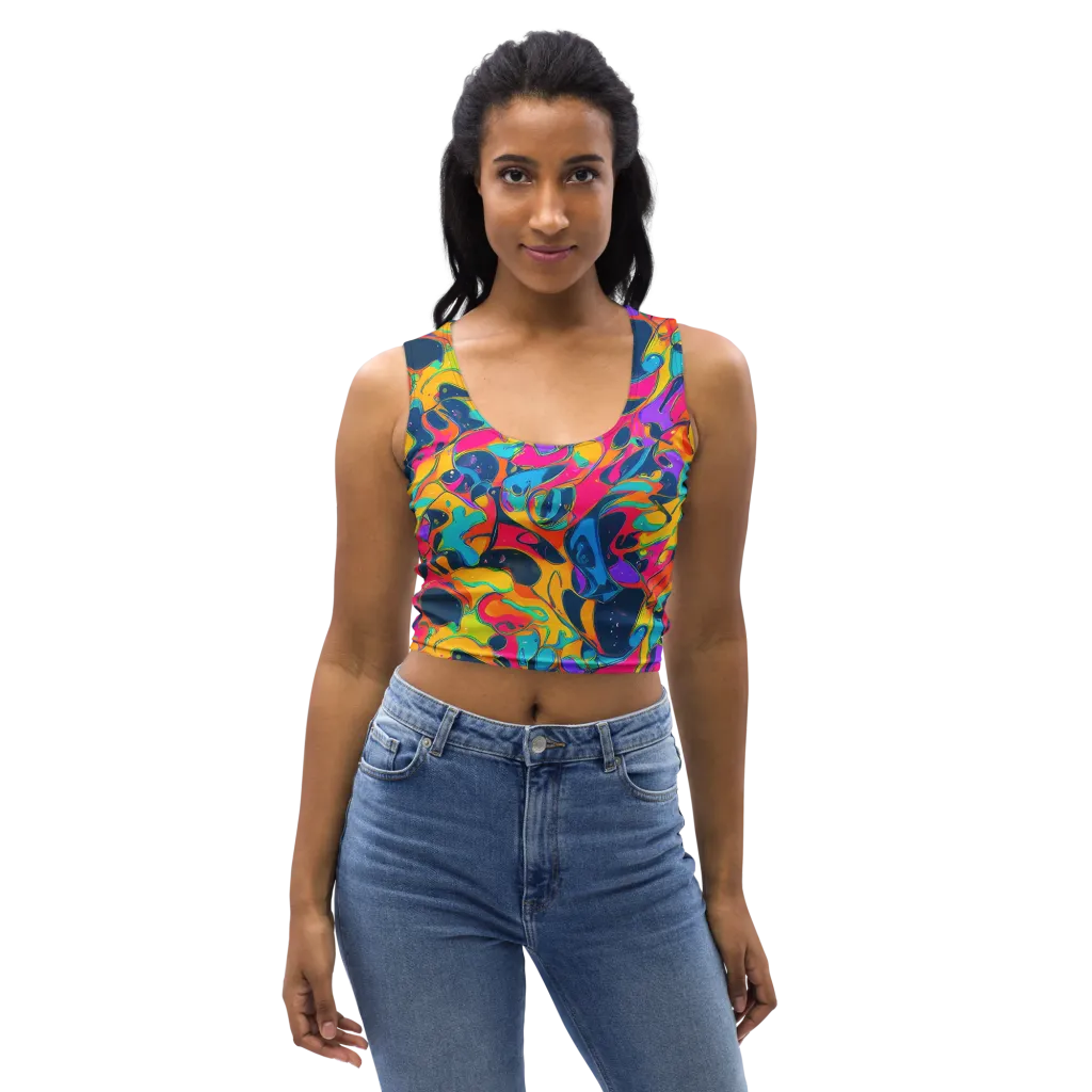 Magma Pop on Crop Top — Front