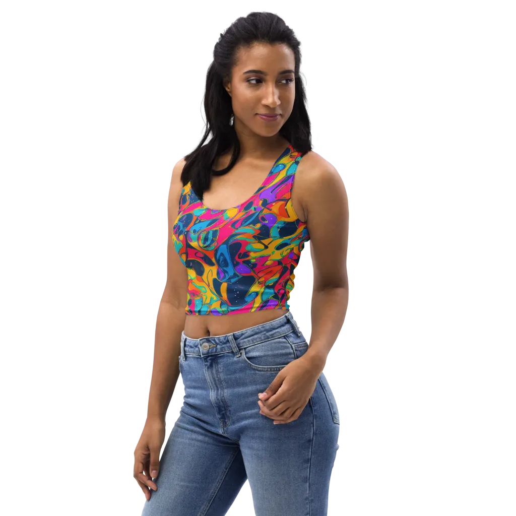Magma Pop on Crop Top — Left Front