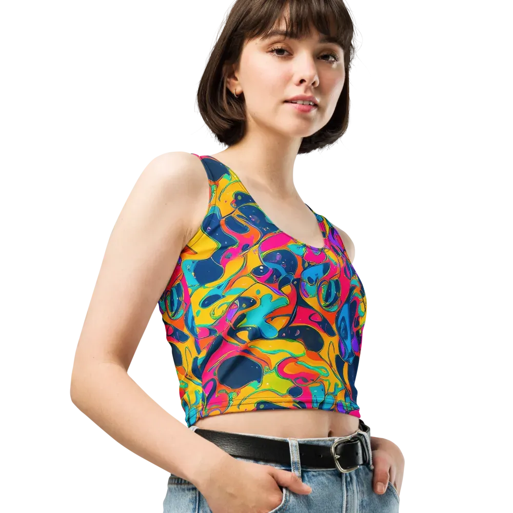 Magma Pop on Crop Top — Right Front