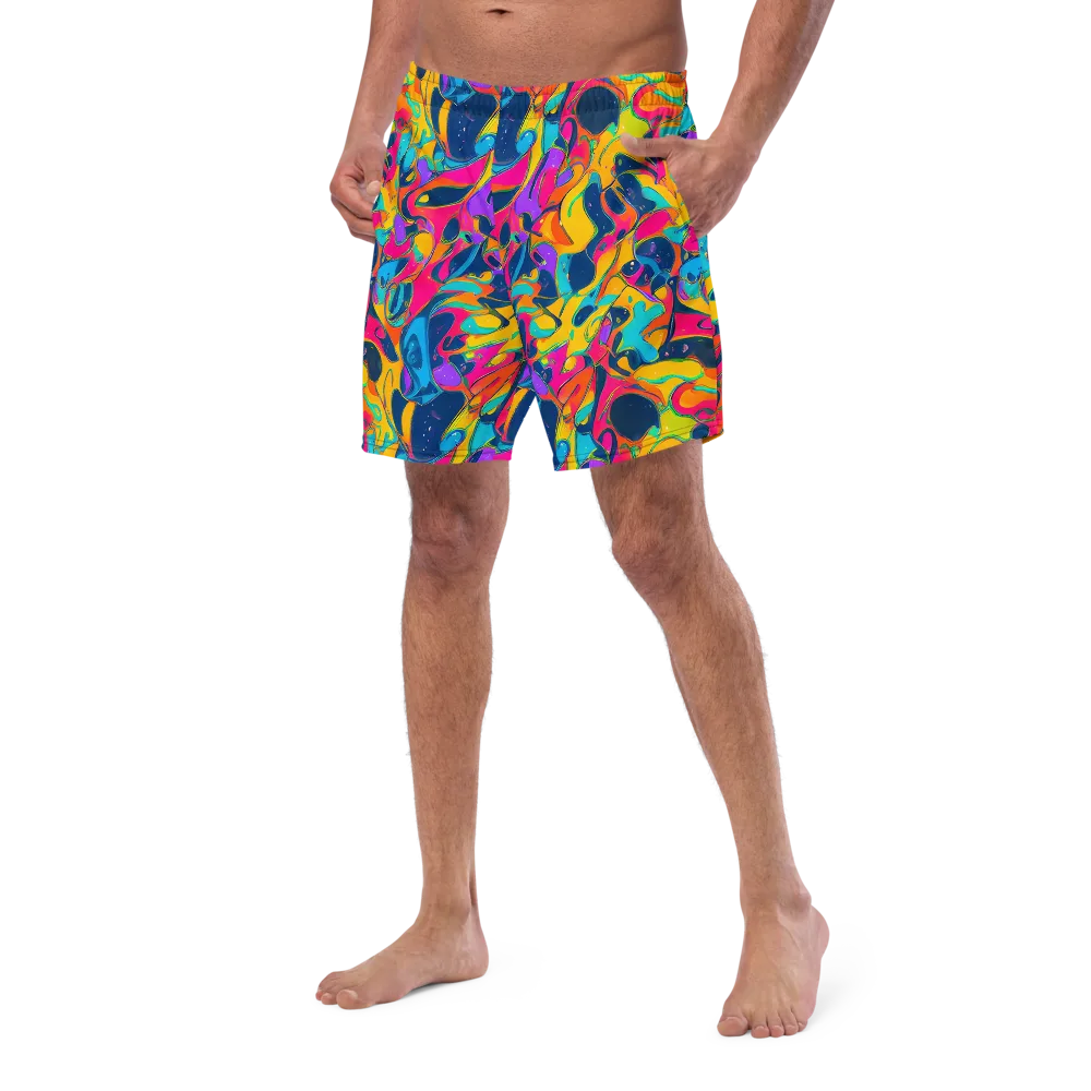 Magma Pop on Swim Trunks — Left Front