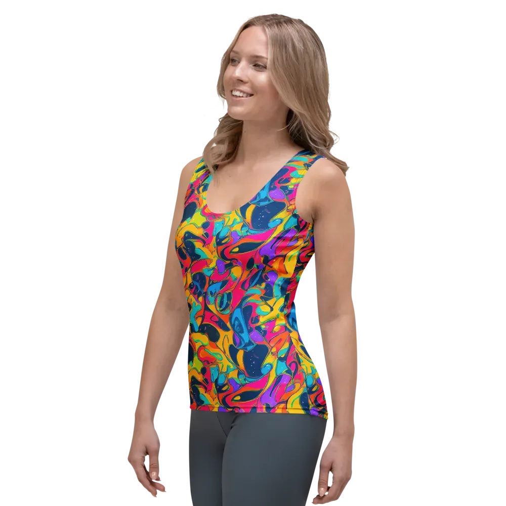 Magma Pop on Women's Tank Top — Left Front