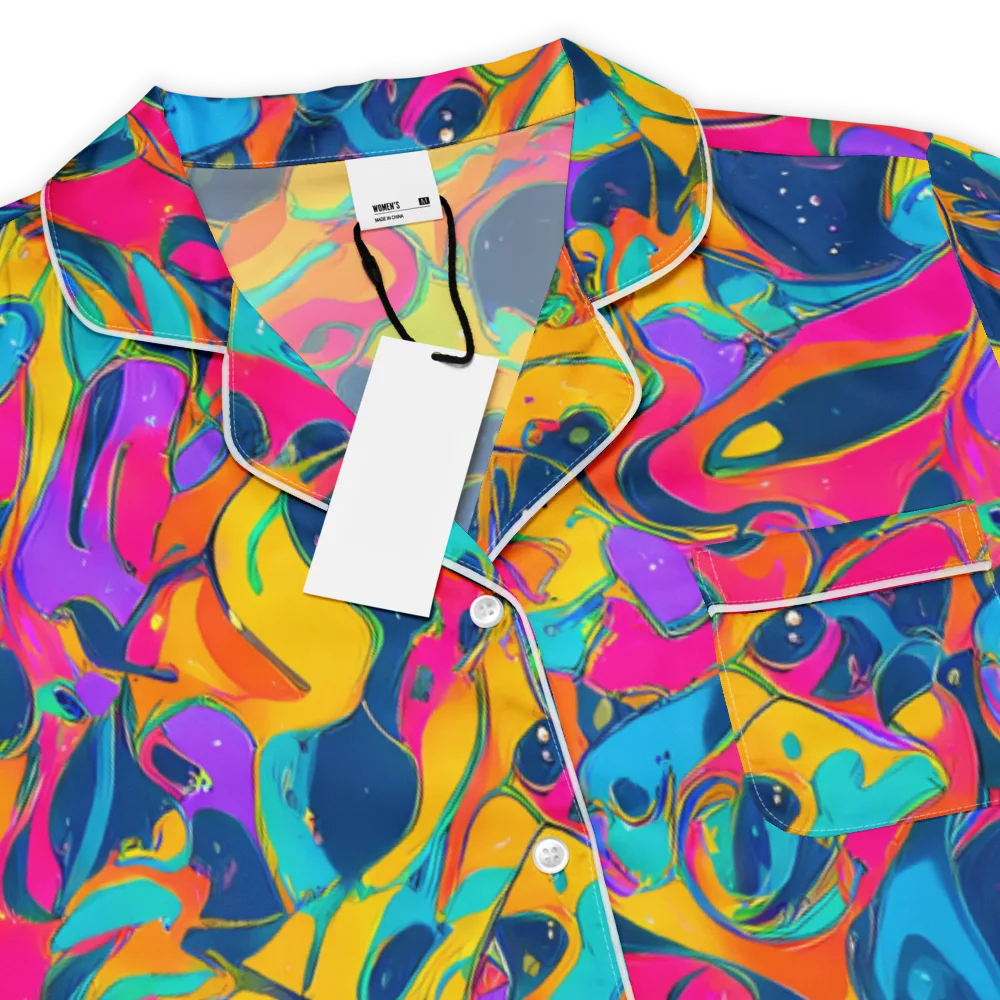 Magma Pop on Women's Short Sleeve Pajama Top — Product details