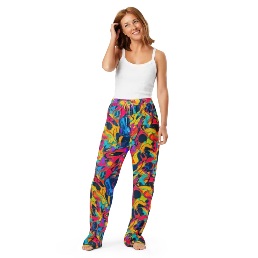 Magma Pop on a Women's Pajama Pants
